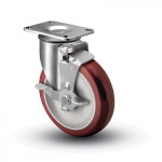 Colson 2 Series Swivel Top Plate Caster with Top Lock Brake